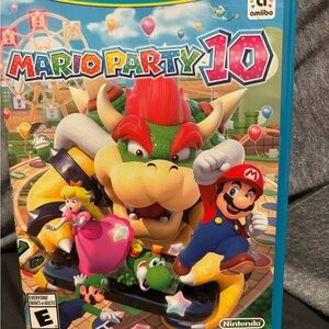 Nintendo Mario Party 10 Game Case with Colorful Artwork